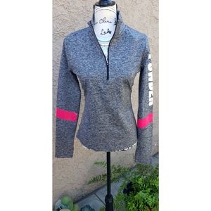 Active mock neck half zip pullover